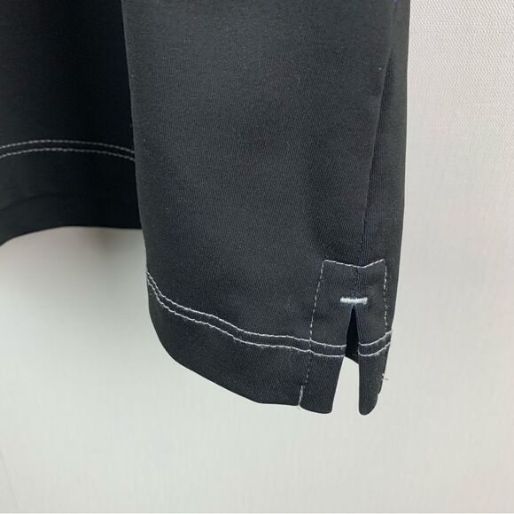 Magnolia Lane Masters Golf Shirt Womens L Short Sleeve 1/4 zip Color Block Top - Picture 6 of 9